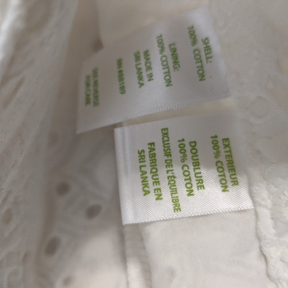 EUC! Lilly Pulitzer Ellie Shorts Resort White Eyelet Size 12 - Picture 12 of 12